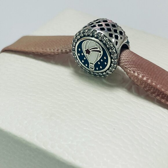 PANDORA New Mexico Charm Fiesta Hot air balloon Bead Button Charm - Picture 1 of 4